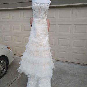 Oleg Cassini wedding gown